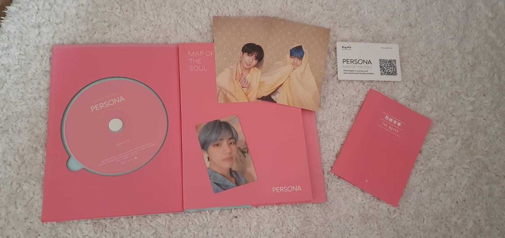 Map of the soul Persona Versiunea 3 Photocard Taehyung + poza Jungkook