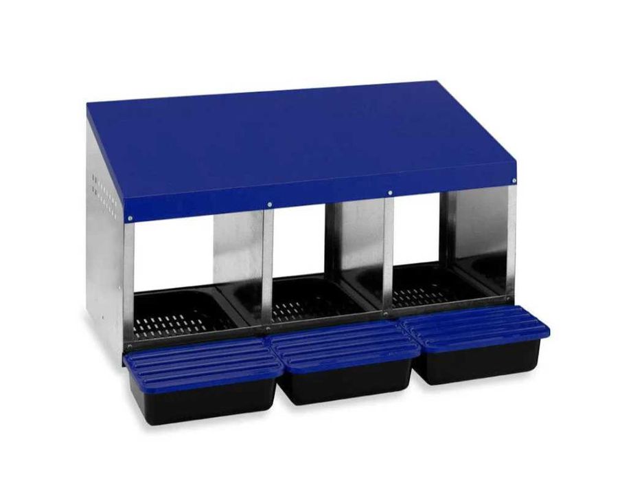 Гнезда за кокошки - от 2 до 4 отделения / Наклонен полог за кокошки