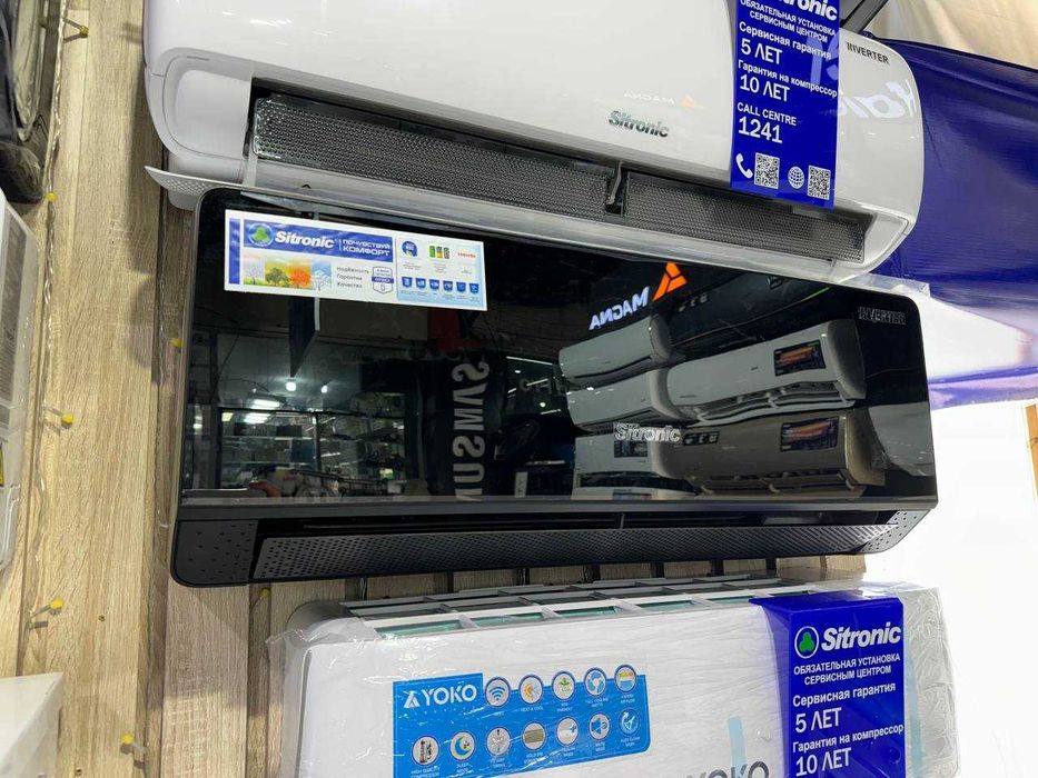 Кондиционер Sitronic Dark 12 ASW-H12A4/MGBR1DI Inverter Ten+