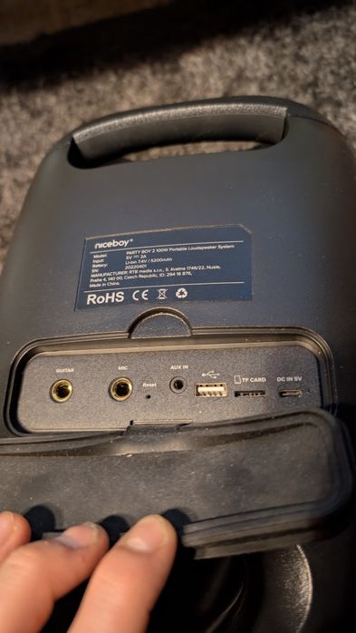 Boxa Karaoke 100W cu 3 microfoane