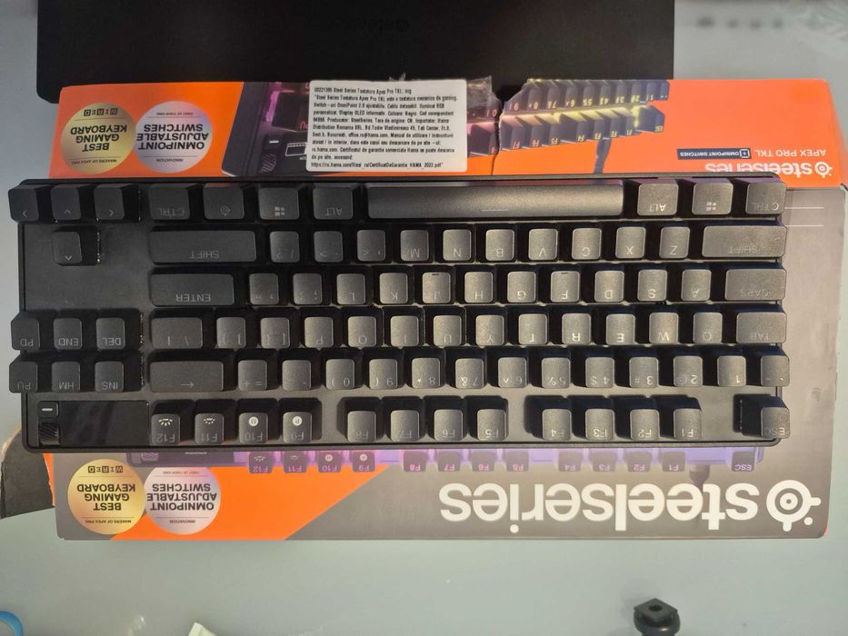 Клавиатура Steelseries Apex pro TKL Gen 3 в перфектно състояние