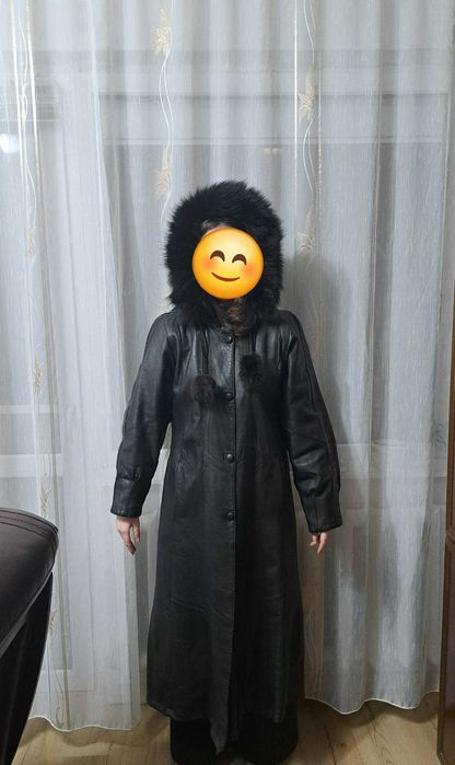 Палто от естествена кожа – размер XL