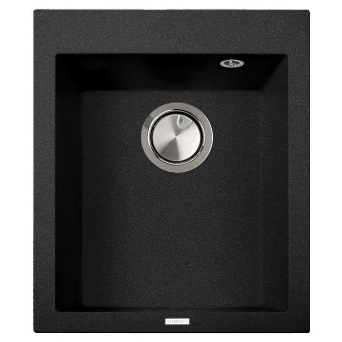 Chiuveta bucatarie granit CookingAid Cube ON4110 Negru Metalic