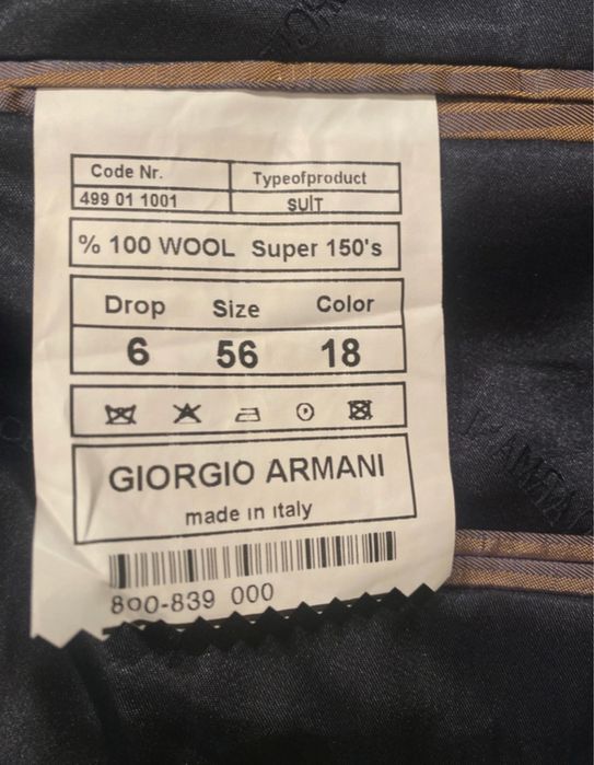 Sacou Giorgio Armani