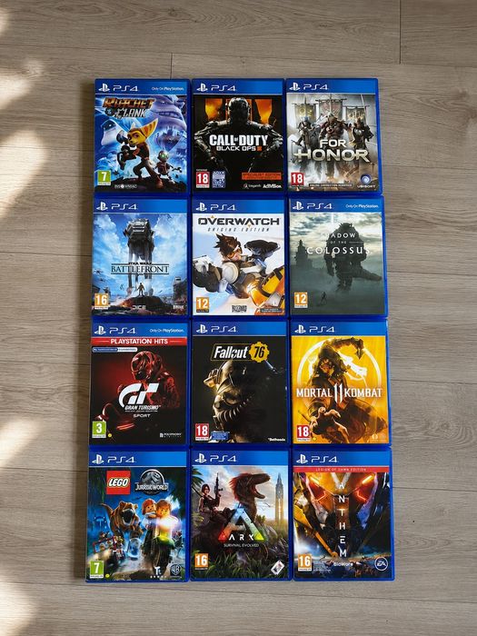 PS4 игри в отлично състояние, много запазени