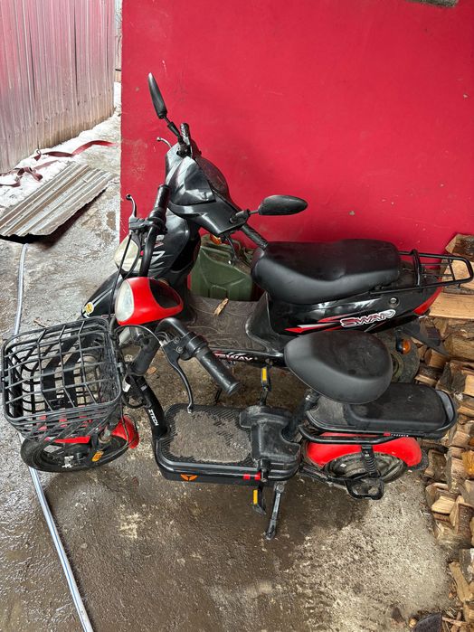 De vânzare scuter electric și pe benzină