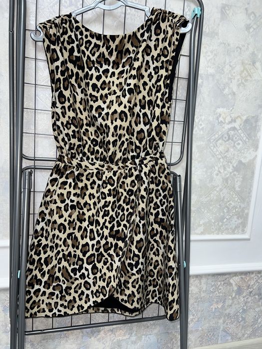 Платье вечернее, на выход, платья, койне, куйне H&M тигровка