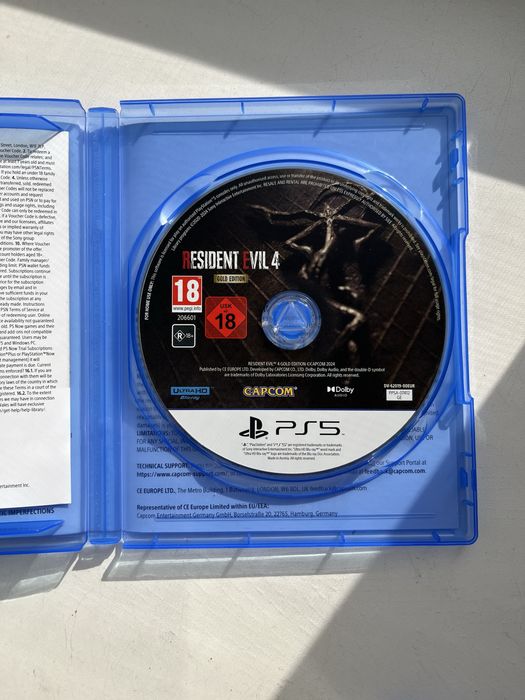 Resident evil 4, Resident evil: Village, диски для PS5