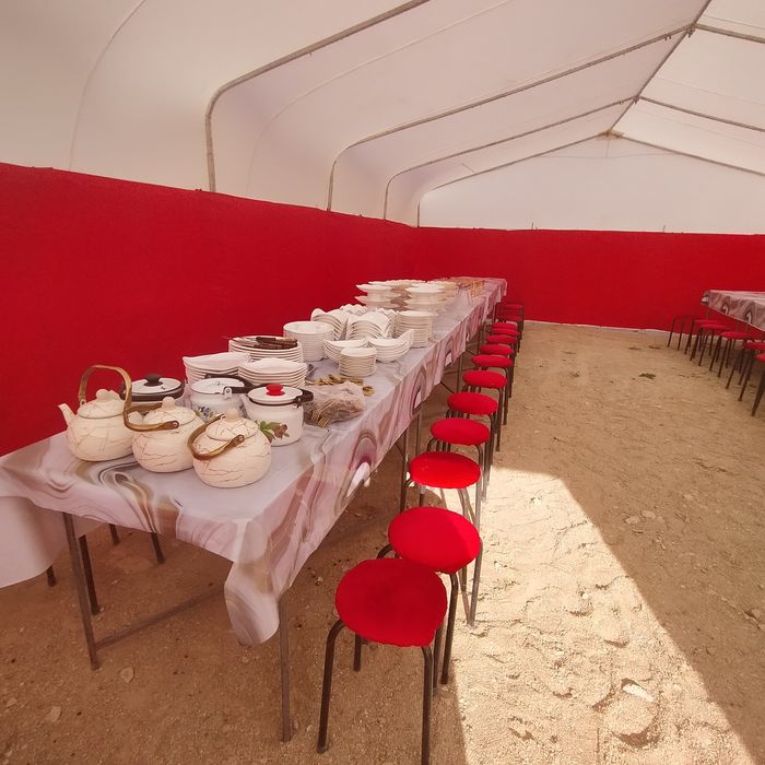 Таза палаткалар жалға беріледі.