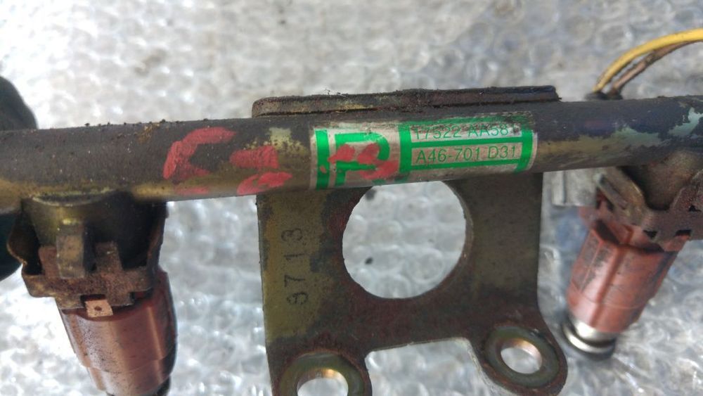 rampa cu injectoare 1.6 benz ej16 subaru impreza 1992-2000 17522aa581 fbjb100