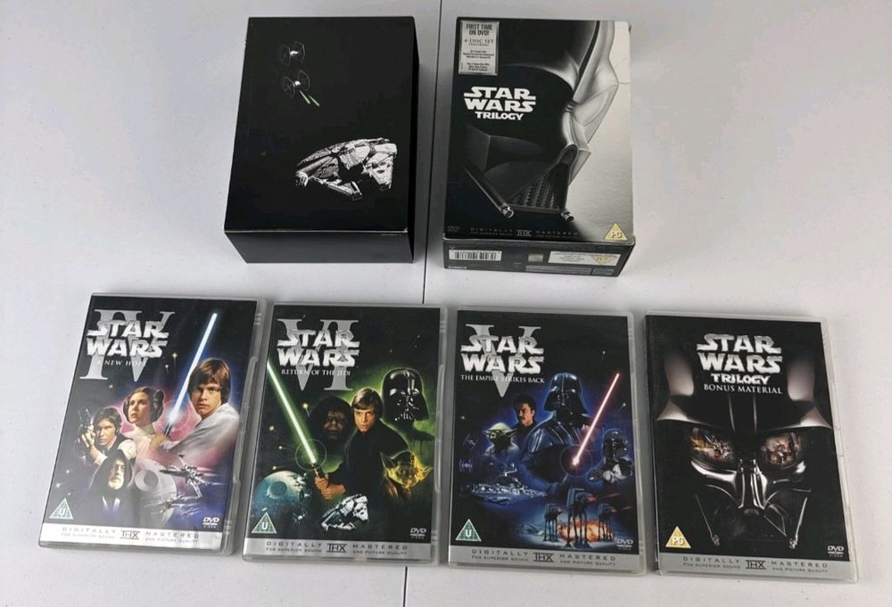 STAR WARS - The Original Trilogy - 4 Disc DVD Box Set без български субтитри цена 12 евро