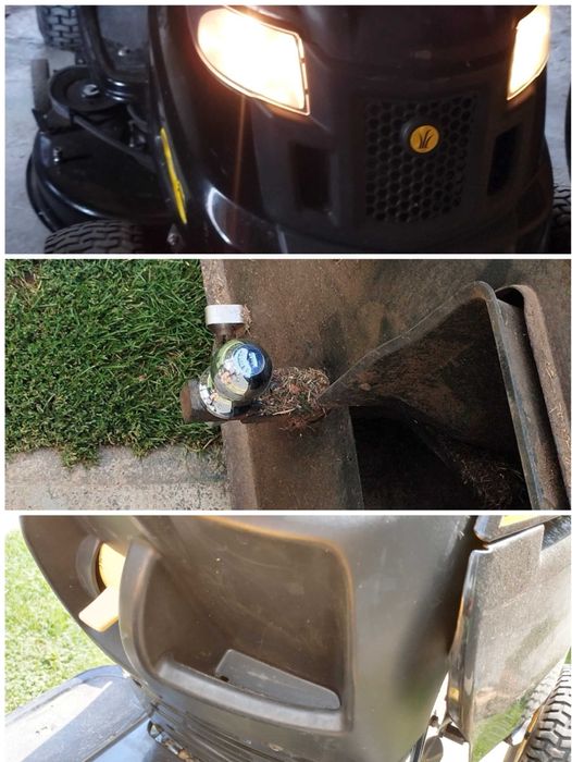 Tractoras tuns gazon ca nou