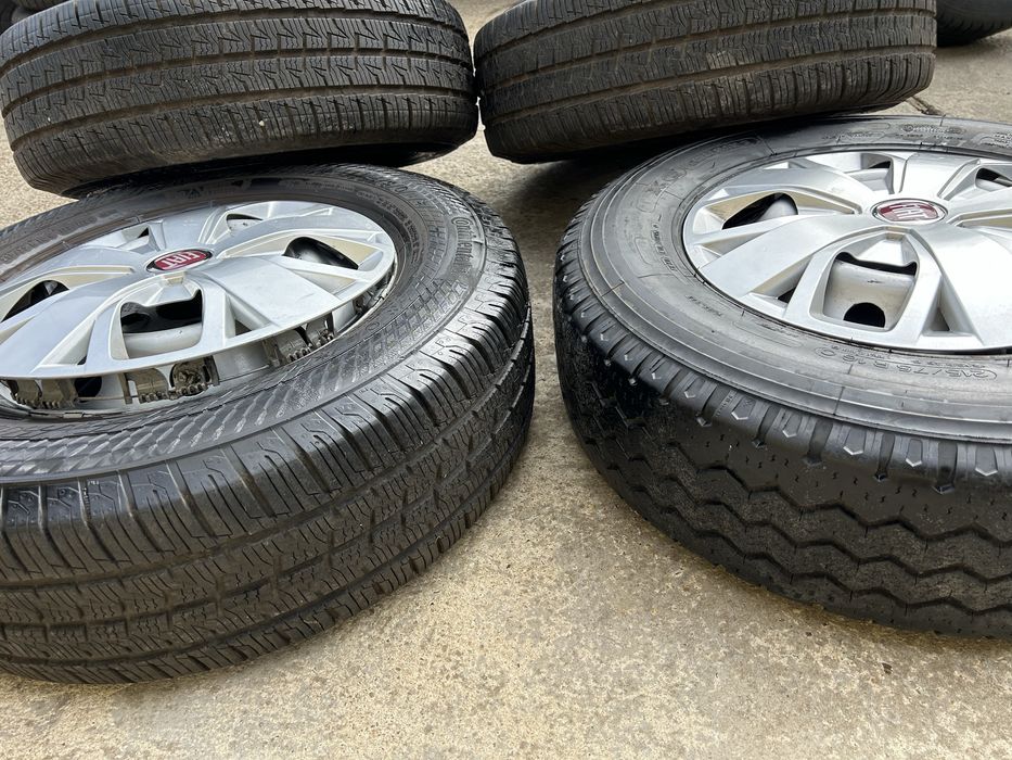 5x130 16 ски за fiat ducato 215 75 16c 4 сезони гумим