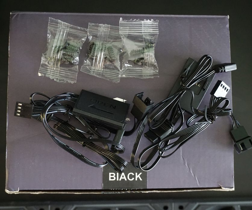 Ventilator PC TZMRIT Interstellar-V2RS Daisy Chain Black - 3 pack
