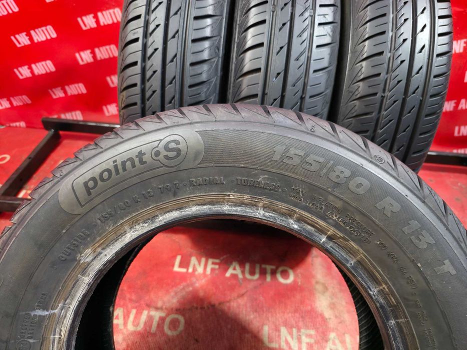 Anvelope de VARA - 155/80/13 - POINT'S - 7.5 MM - DOT 2018 !