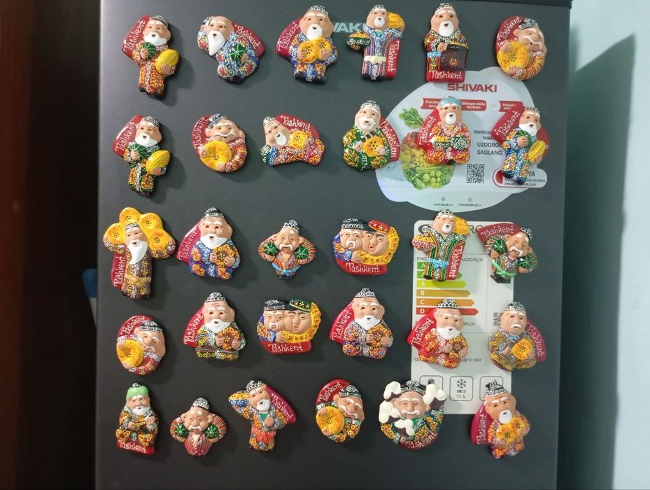 Бабайчики магнитики для холодильника