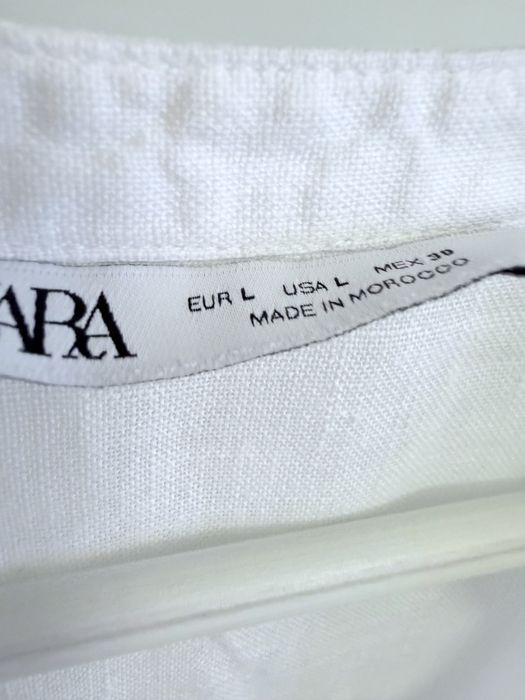 ZARA 100% лен риза