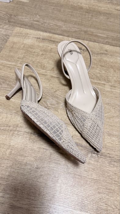 Zara туфли-мюли 38,5-39рр