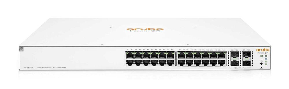 Aruba 1930 24GE-Port PoE (195W), 4X10G SFP+, L2+ (JL683A)