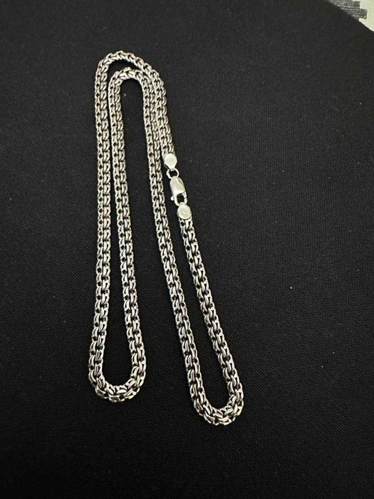 серебряная цепь бисмарк 36 грамм классическое универсальное