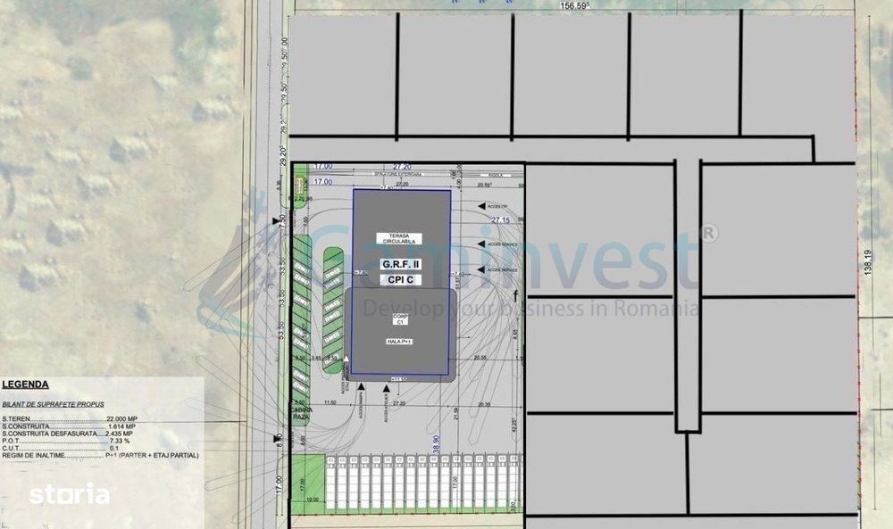 Gaminvest Hala noua de vanzare, Oradea, Bihor,V3855A