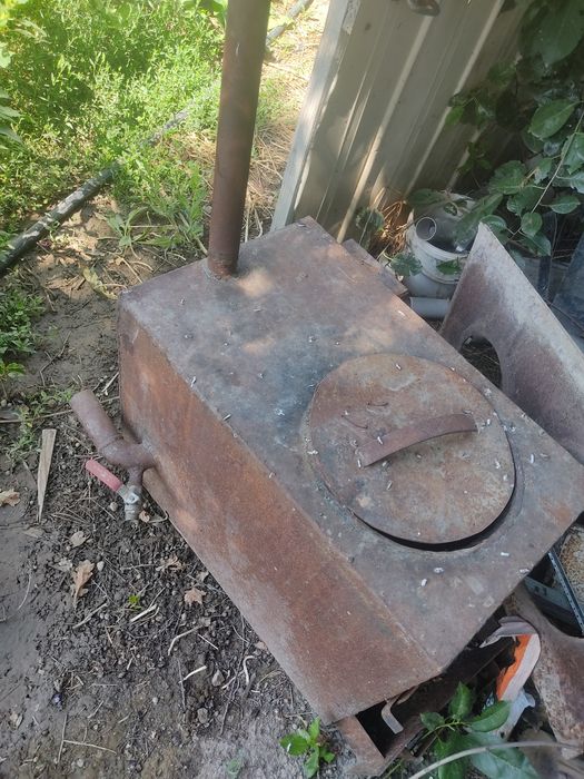 Продам печь для твёрдый топлива
