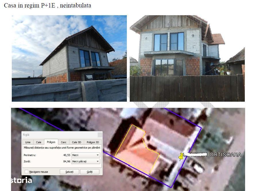 Casa si teren Loc. Ortisoara, , jud. Timis