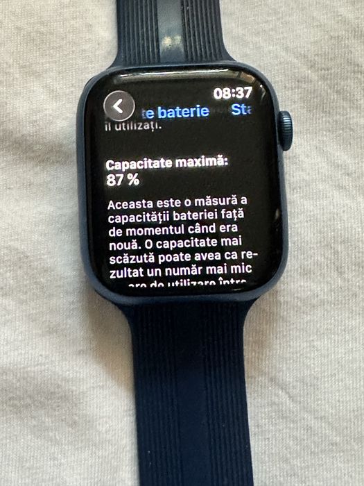 Aplle watch seria 7, Aluminium blue ,45 mm , gps +cellurar , ca nou !