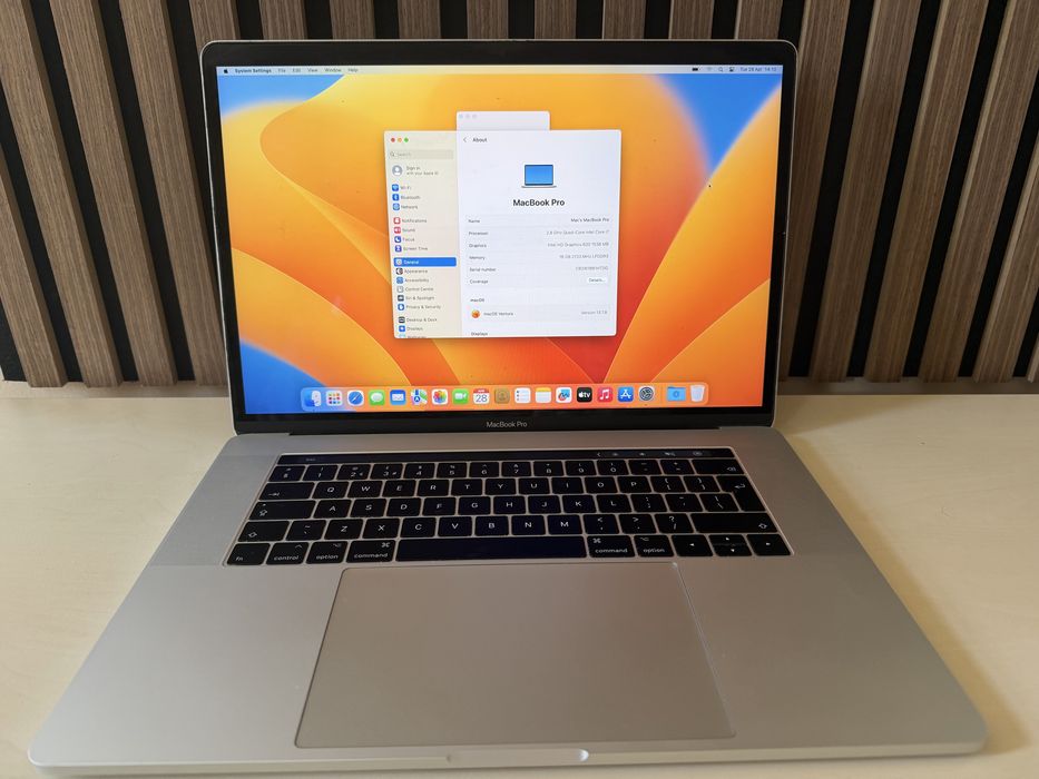 Macbook Pro 2017, 15”