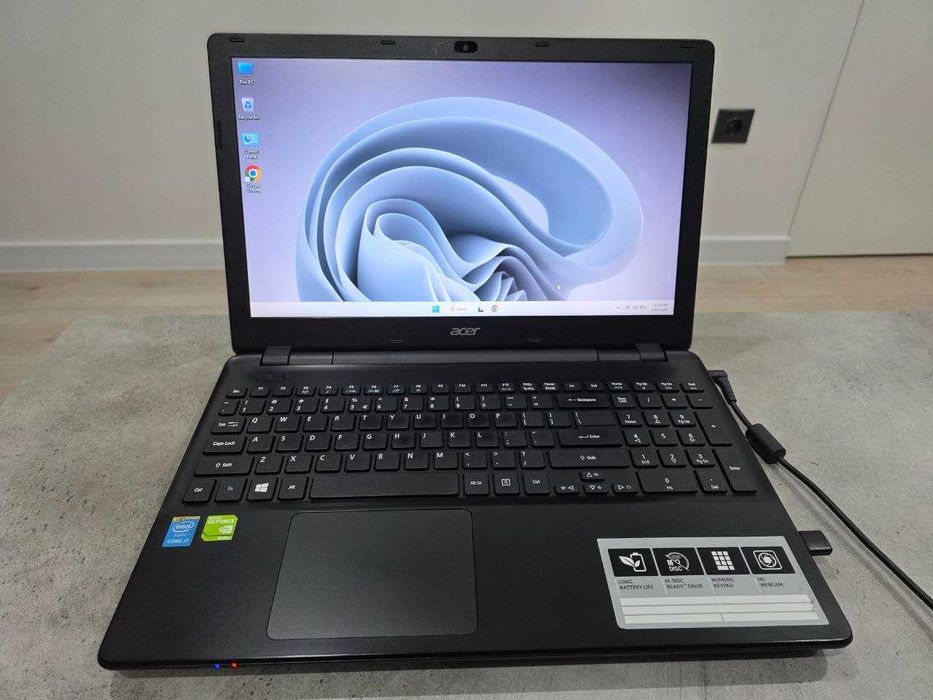 Laptop Acer Aspire E5 - i7 Quad Core | 12GB RAM | SSD Samsung | Mentenanță la zi