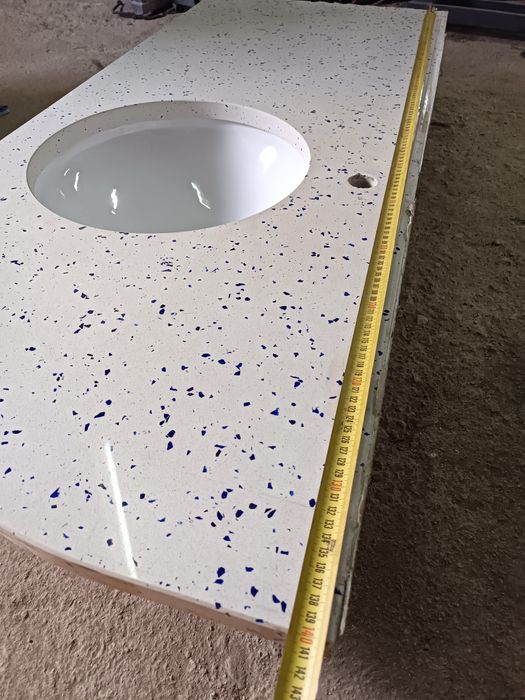 Плот от технически камък с мивка