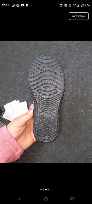 Balerini negri Geox mărimea 27