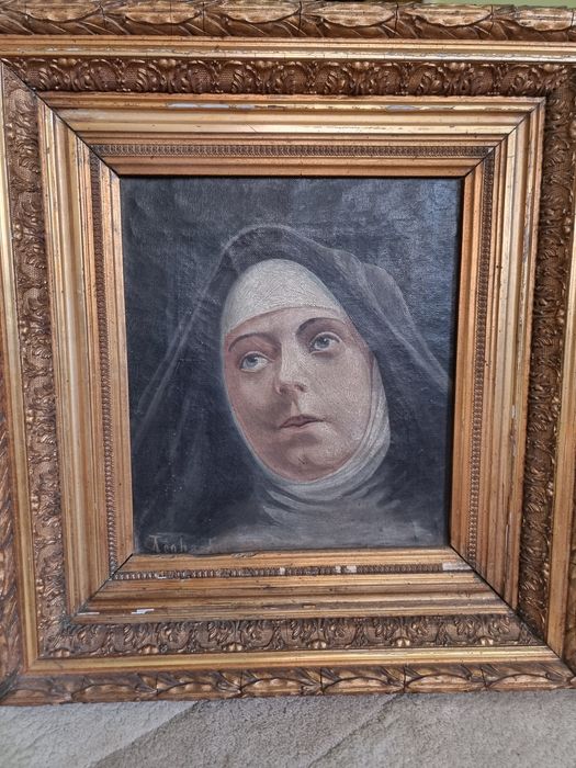 Tablou călugăriță 1904