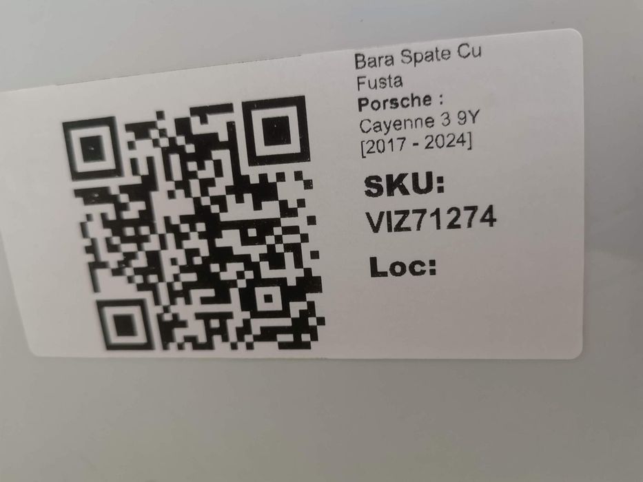 Порше Кайен / Porsche Cayenne 3 9Y Задна броня с брокат оригинална в д