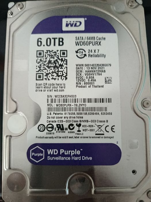 Жесткий диск 6tb