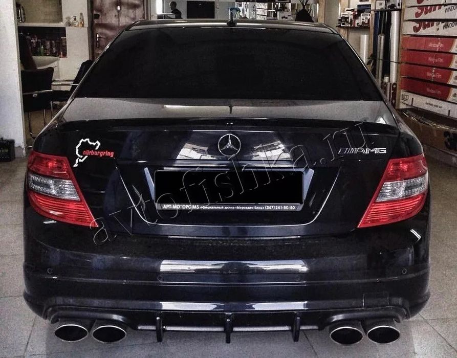 Диффузор заднего бампера