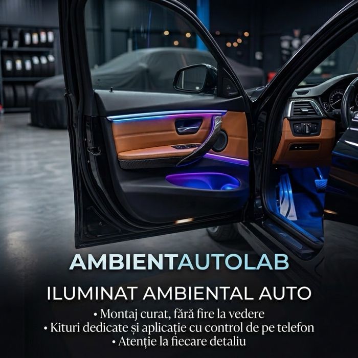 Ofer montaj lumini ambientale auto + alte sevicii