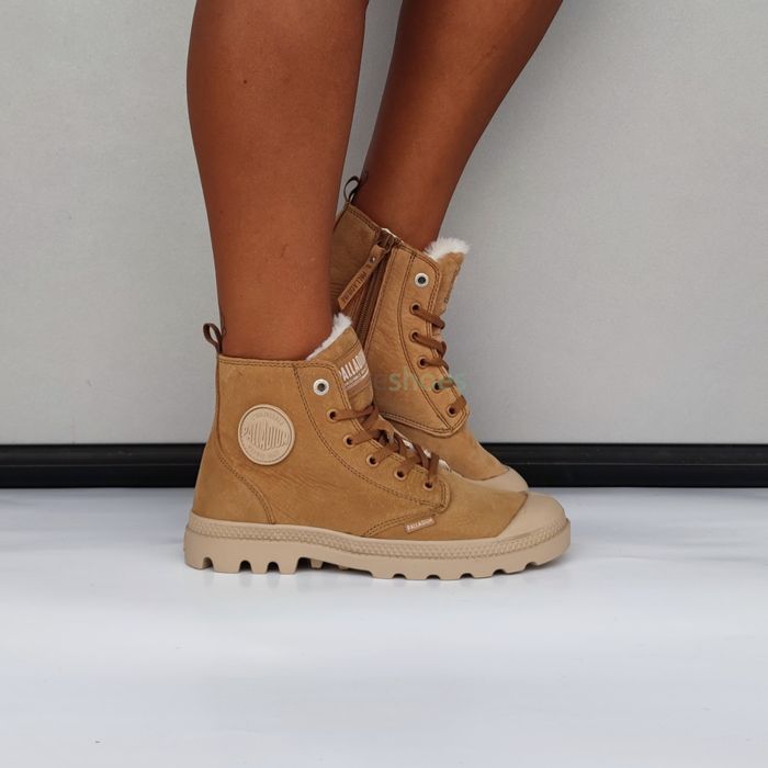 Palladium Pampa Hi Zip WL ОРИГИНАЛНИ дамски боти/естествена кожа 40/25