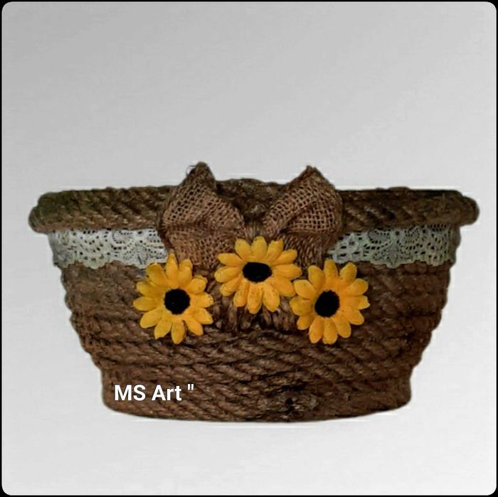 Панери от конопено въже " Ръчна изработка