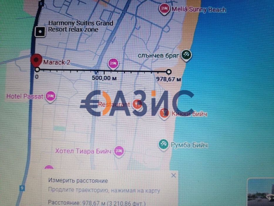 Продава се Едностаен апартамент в к.к. Слънчев бряг - 27 кв.м за 997 €/кв.м - Снимка #13