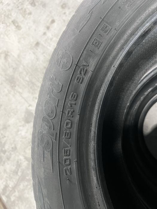 Резина лето р16.        Бу.