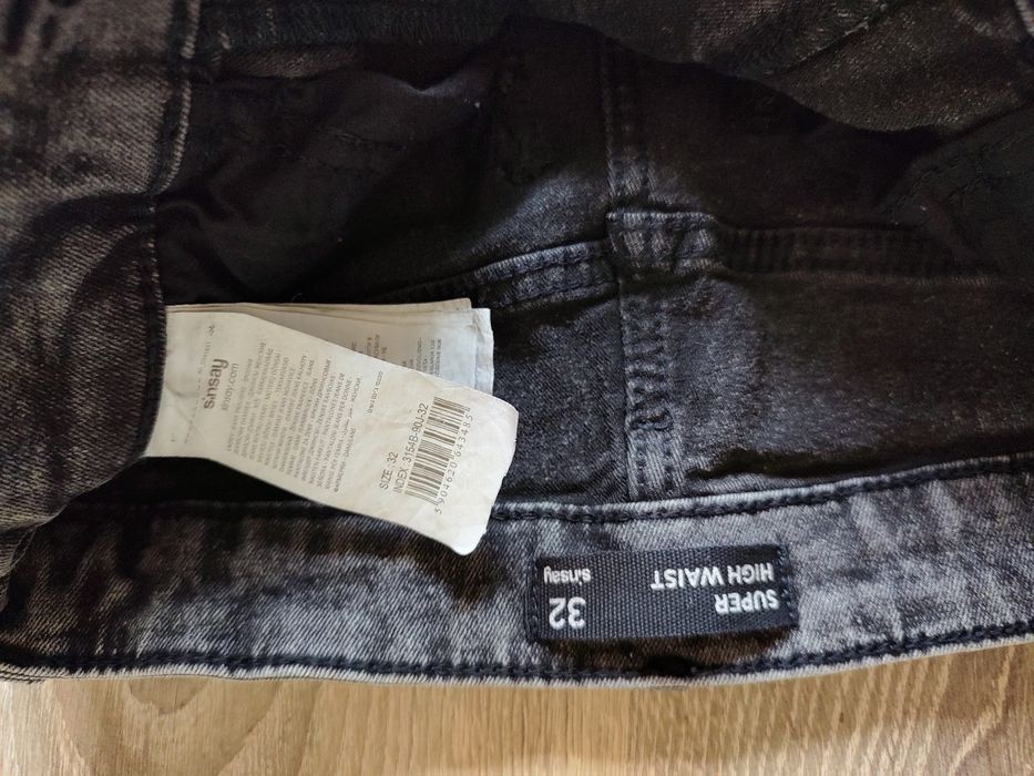 Blugi Jeans Pantaloni Dama Fete Sinsay marime 32 noi