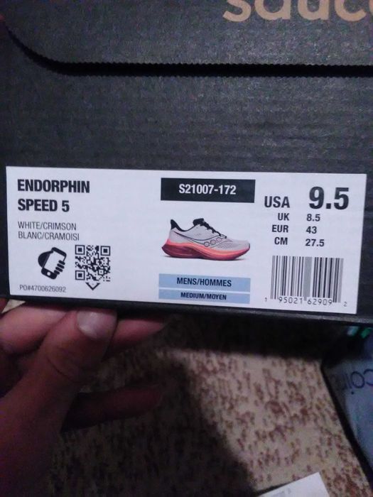 Saucony Endorphin Speed 5 номер 43 маратонки за бягане