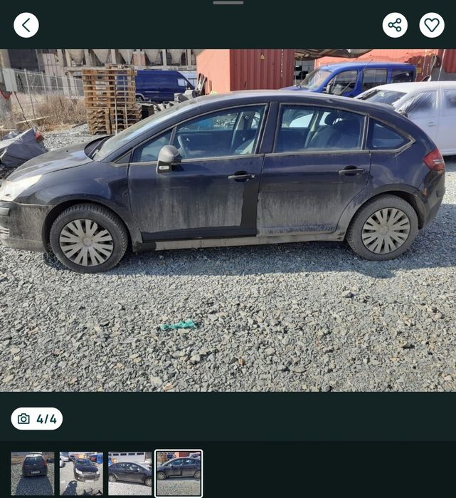 Vand Citroen C4.