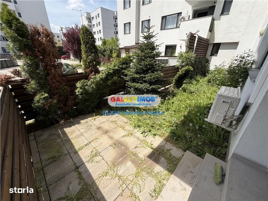 Vanzare apartament 3 camere mobilat parter gradina Baneasa Greenfield