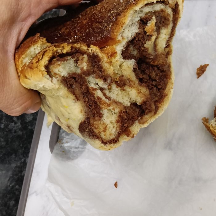 Cozonac cacao nuca și rahat