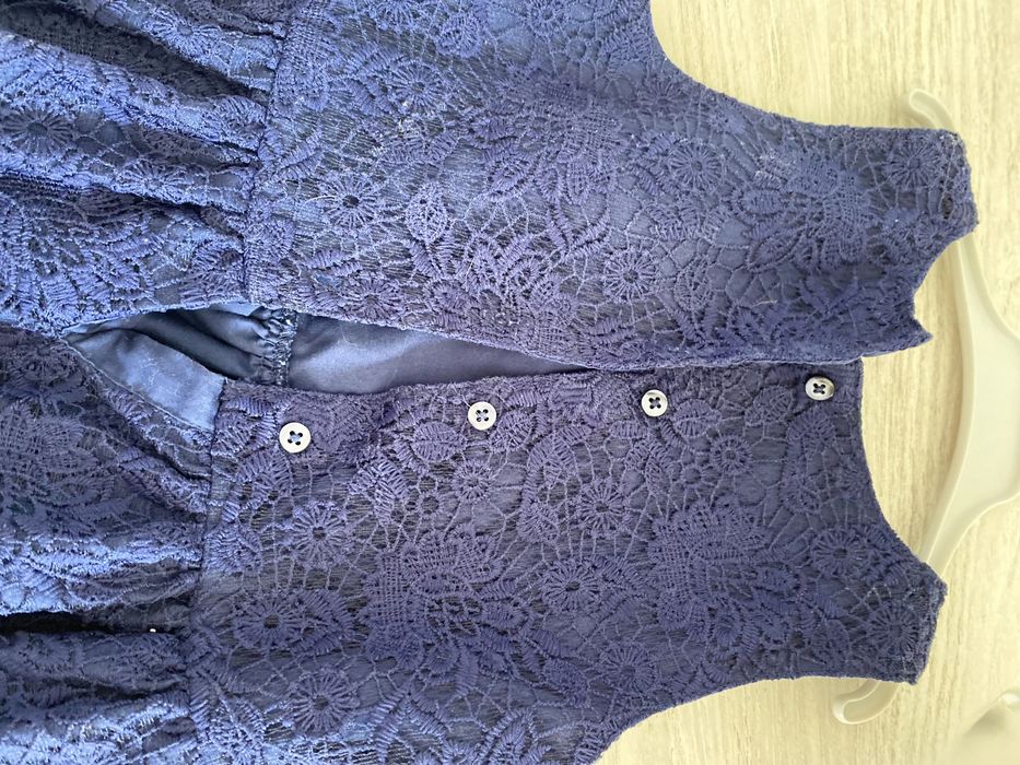 Детска синя рокля