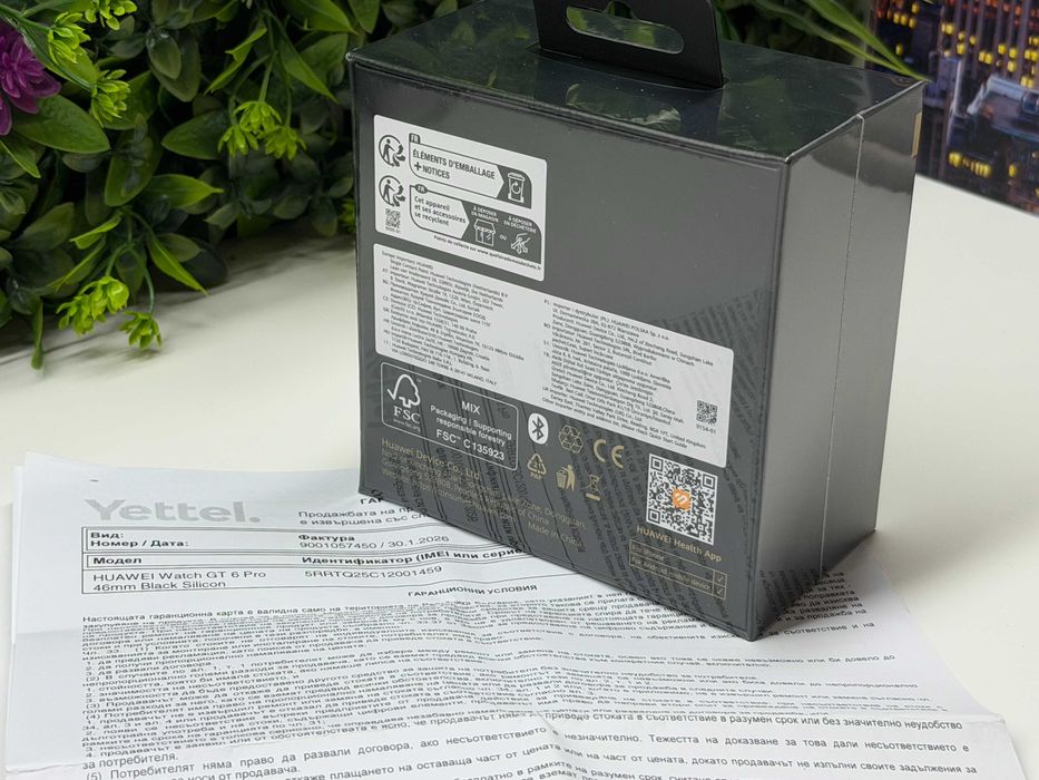 ! НоВо ! Huawei Watch GT6 Pro 24м Гаранция ! Запечатан