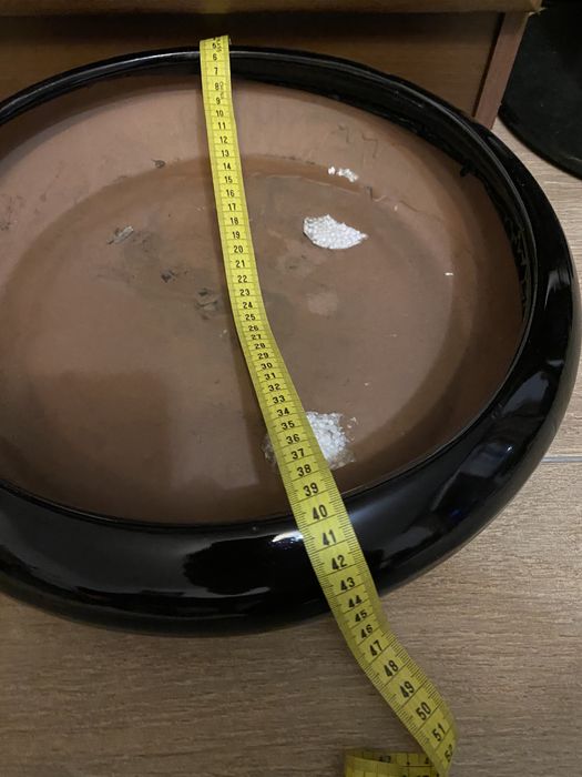 Vas mare din teracotă pentru bonsai ; Vas din bronz  pentru bonsai