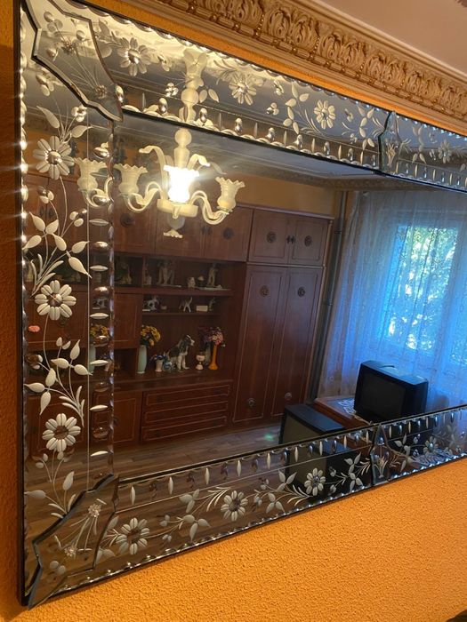 Oglinda stil venetian cristal